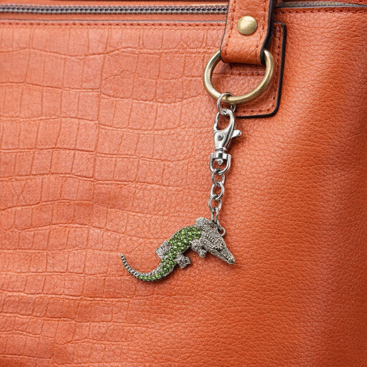 Bling Keyring - Crocodile