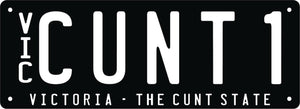 Number Plate - CUNT1 VIC PLATE