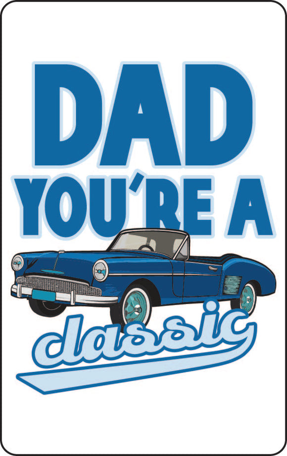 Dad Sticker - You're A Classic (Blue) FDG18-09R-26141