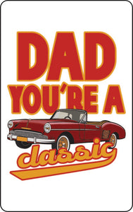 Dad Sticker - You're A Classic (Red) FDG18-09R-26142