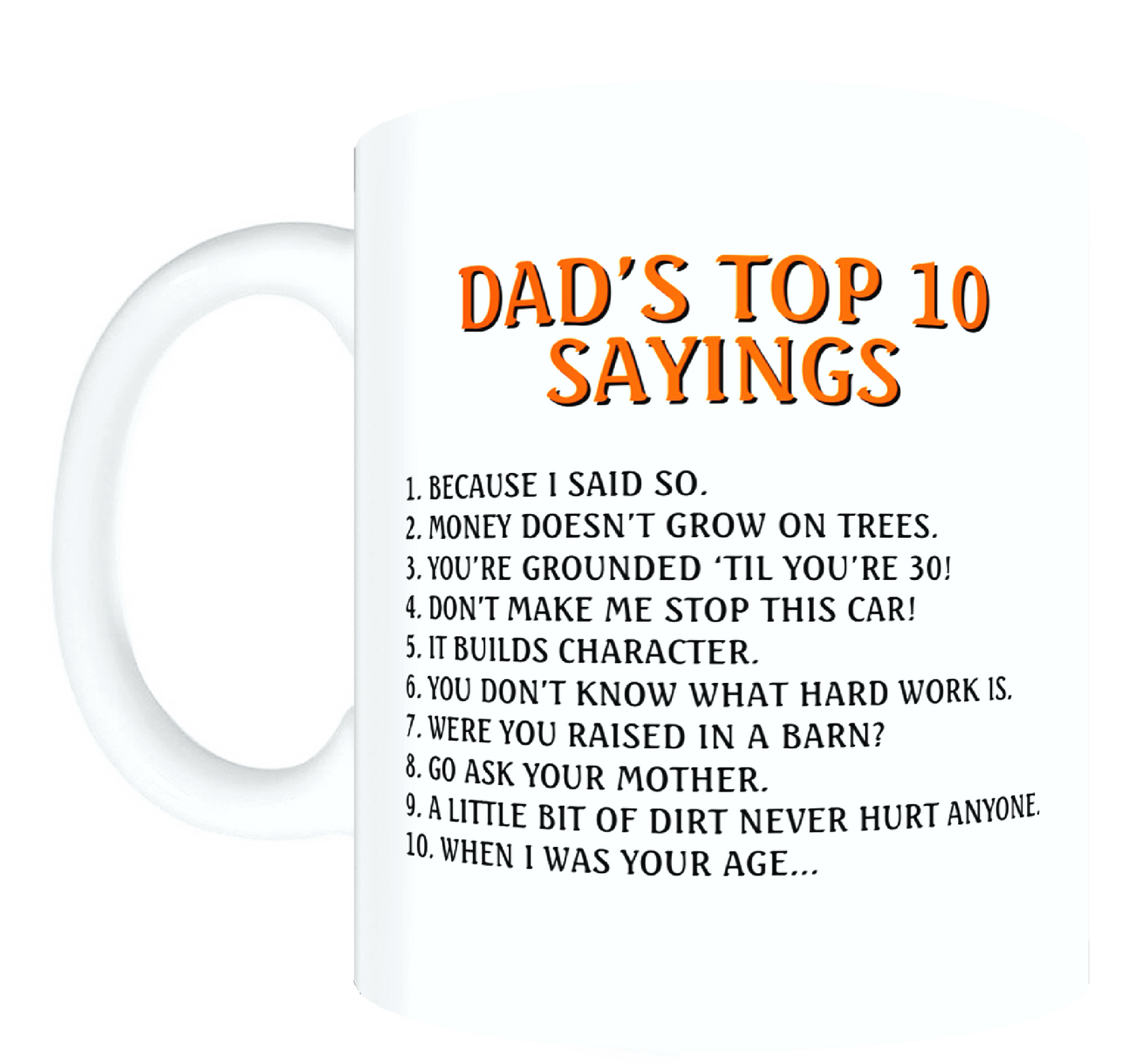 Dad Mug - Top Ten Sayings FDG07-92-26133