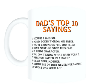 Dad Mug - Top Ten Sayings FDG07-92-26133