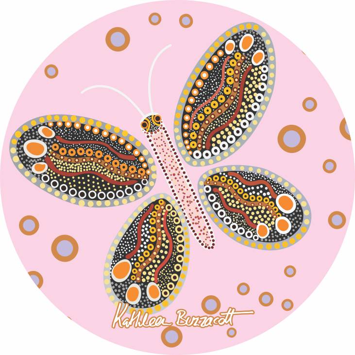 Aboriginal Ceramic Coasters By Kathleen Buzzacott - Fair Dinkum Gifts