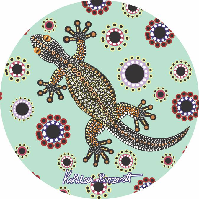 Aboriginal Ceramic Coasters By Kathleen Buzzacott - Fair Dinkum Gifts