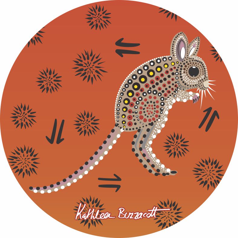 Aboriginal Ceramic Coasters By Kathleen Buzzacott - Fair Dinkum Gifts