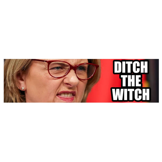 Mega Bumper Sticker - Ditch The Witch CRU18-25R-12217