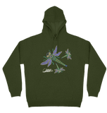 Adults Cozy Hoodie - Dragonfly By Craig Everett