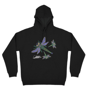 Adults Cozy Hoodie - Dragonfly By Craig Everett