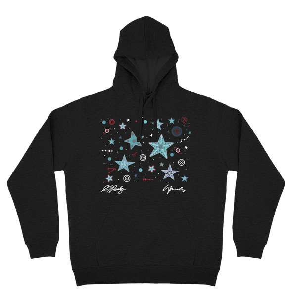 Adults Cozy Hoodie - Dreamtime Stars By Wendy & Alisha Pawley