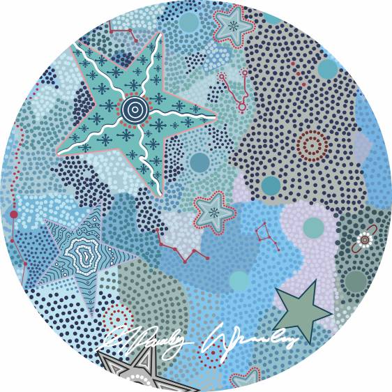 Aboriginal Ceramic Coasters By Alisha Pawley - Fair Dinkum Gifts