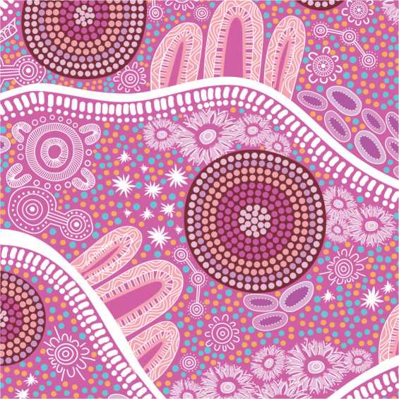 Aboriginal Rectangle Tablecloth Large - Fair Dinkum Gifts