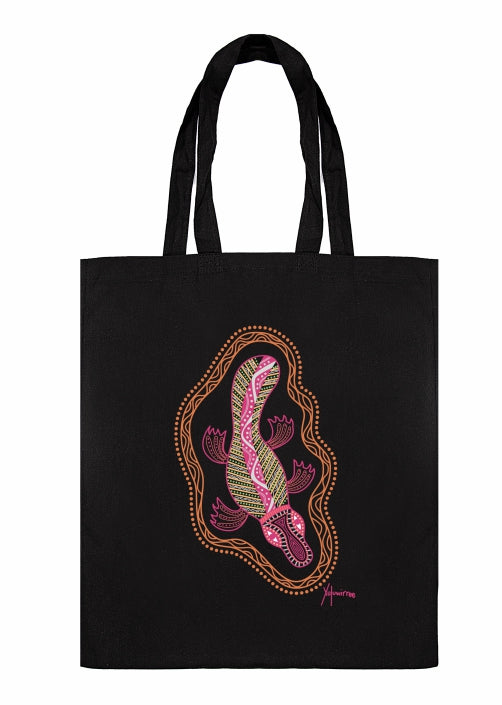 Shopping Tote Bag - Platypus By Debbie Scott