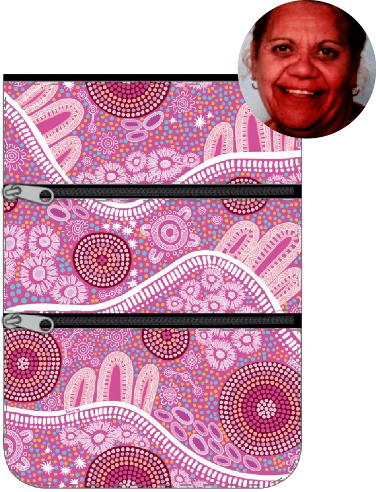 3 Compartment Zip Bag Bulurru Designs