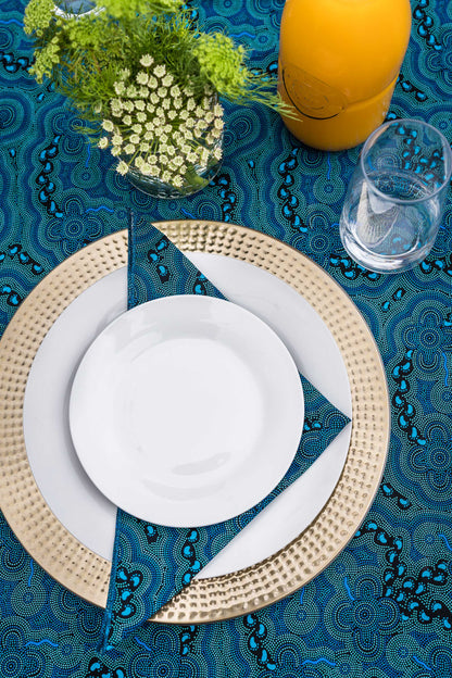 Aboriginal Napkins (Set of 4) - Fair Dinkum Gifts