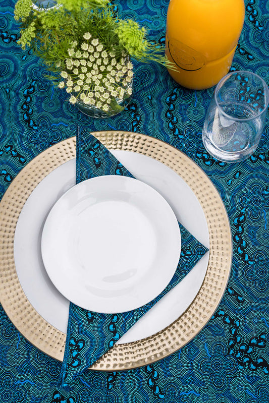 Aboriginal Napkins (Set of 4) - Fair Dinkum Gifts