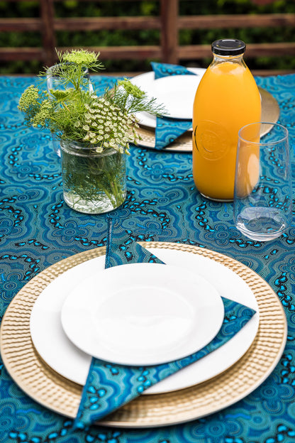 Aboriginal Napkins (Set of 4) - Fair Dinkum Gifts