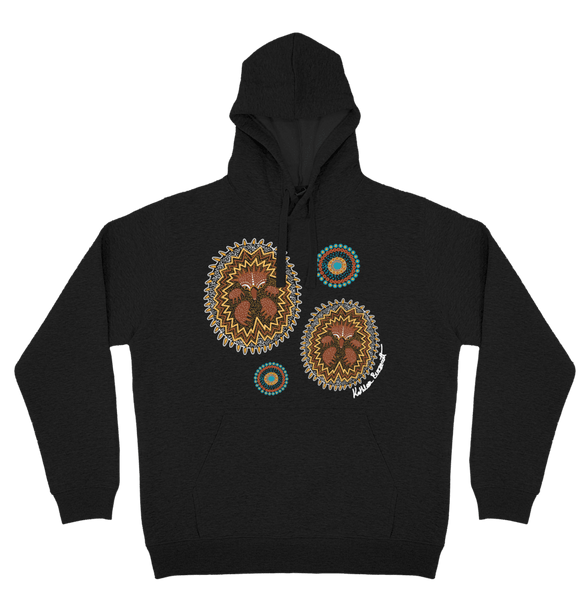 Adults Cozy Hoodie - Echidna By Kathleen Buzzacott