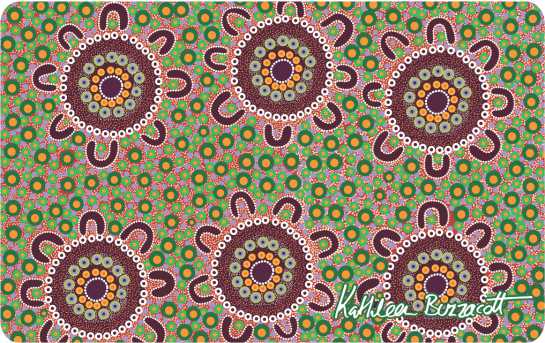 Flexi Magnet - Family On Country By Kathleen Buzzacott