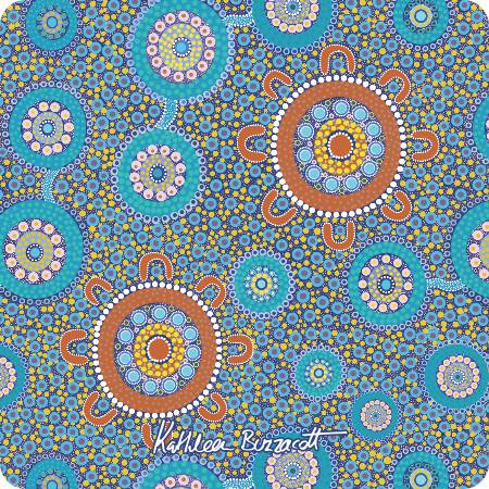 Aboriginal Ceramic Coasters By Kathleen Buzzacott - Fair Dinkum Gifts