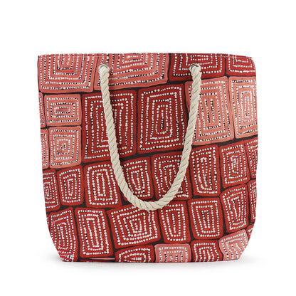 Canvas Beach Bag Thomas Tjapaltjarri