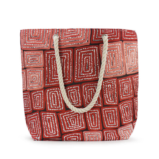 Canvas Beach Bag Thomas Tjapaltjarri