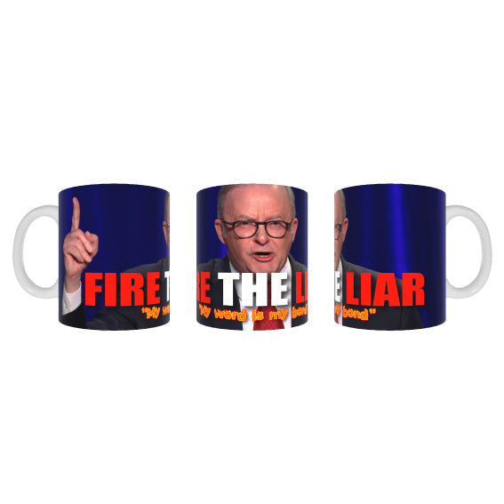 Fire The Liar My Word Is My Bond Albo Coffee Mug 07-92-12220