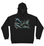 Adults Cozy Hoodie - Freshwater Totems By Louis Enoch