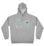 Adults Cozy Hoodie - Freshwater Totems By Louis Enoch