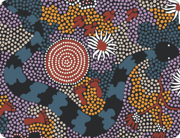 Set of 6 Placemats Art Down Under - From The Bush