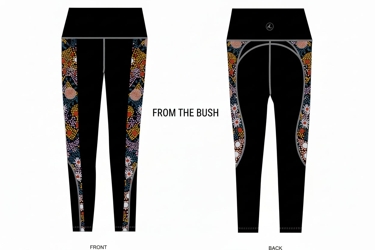 Bulurru Panel Print Leggings - Fair Dinkum Gifts