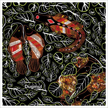 Aboriginal Ceramic Coasters - Dugmul By Graham Kenyon - Fair Dinkum Gifts