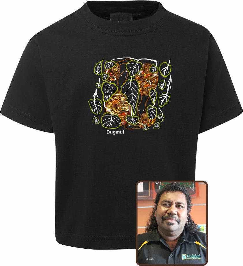 T Shirt Kids Regular Fit - Graham Kenyon, Turtle Design