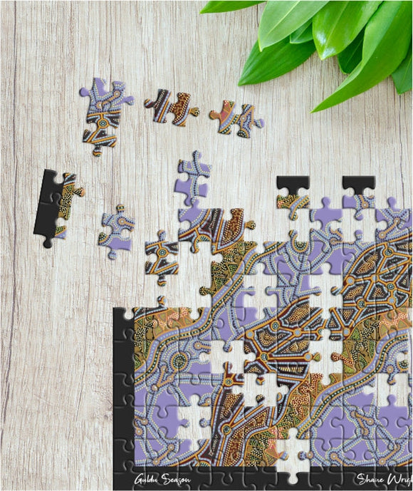 Wooden Jigsaw Puzzle - Guldu Season By Shane Wright