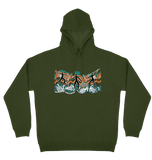 Adults Cozy Hoodie - Hunters Fish Trap By Susan Betts