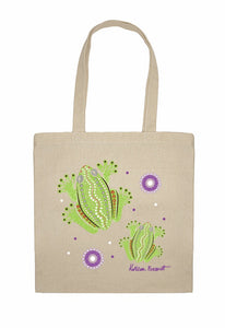 Shopping Tote Bag - Centralian Tree Frog By Kathleen Buzzacott