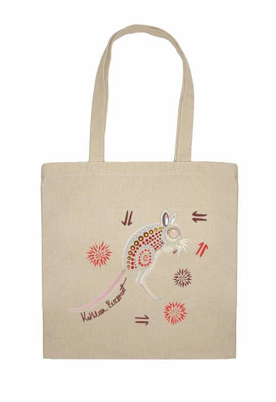 Shopping Tote Bag - Spinifex Hopping Mouse By Kathleen Buzzacott