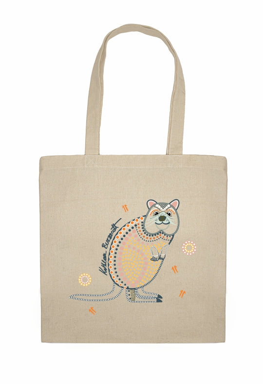 Shopping Tote Bag - Quokka By Kathleen Buzzacott