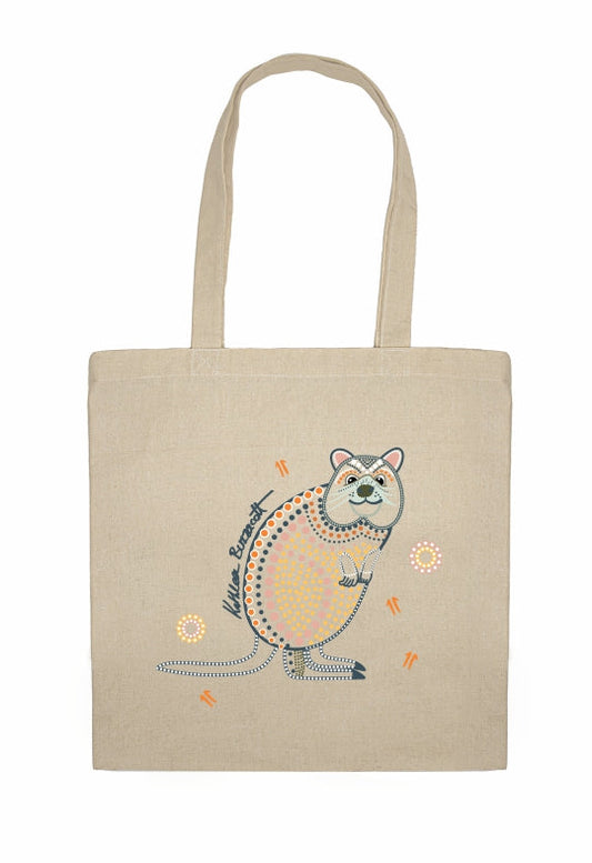 Shopping Tote Bag - Quokka By Kathleen Buzzacott