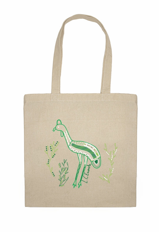 Shopping Tote Bag - Cassowary By Louis Enoch - Fair Dinkum Gifts