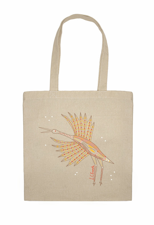 Shopping Tote Bag - Brolga By Louis Enoch