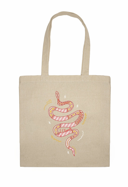 Shopping Tote Bag - Snake By Louis Enoch