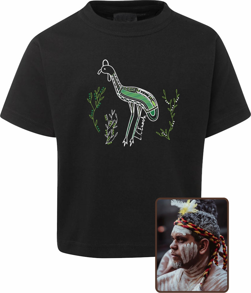 T Shirt Kids Regular Fit - Louis Enoch, Cassowary Design