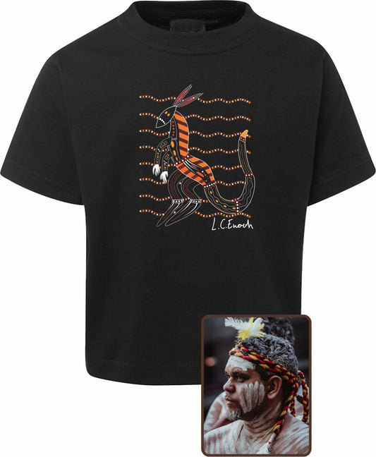T Shirt Kids Regular Fit - Louis Enoch, Kangaroo Design