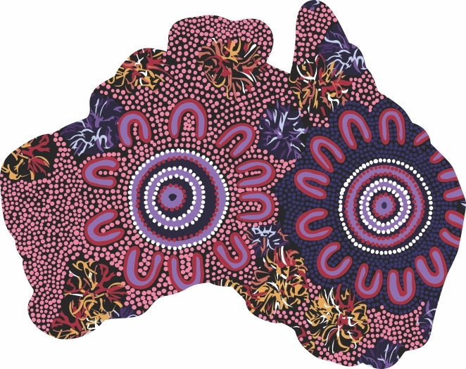 Wooden Magnet (Australian Made) Australia Shape - Women's Business By ...