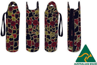 Wine Bottle Holder by Merryn Apma Daley - Fair Dinkum Gifts