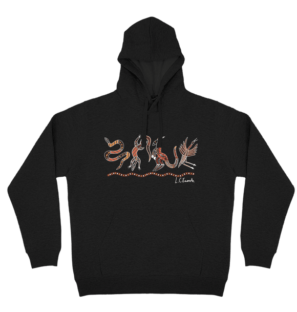 Adults Cozy Hoodie - Meeting Place (Fire) By Louis Enoch