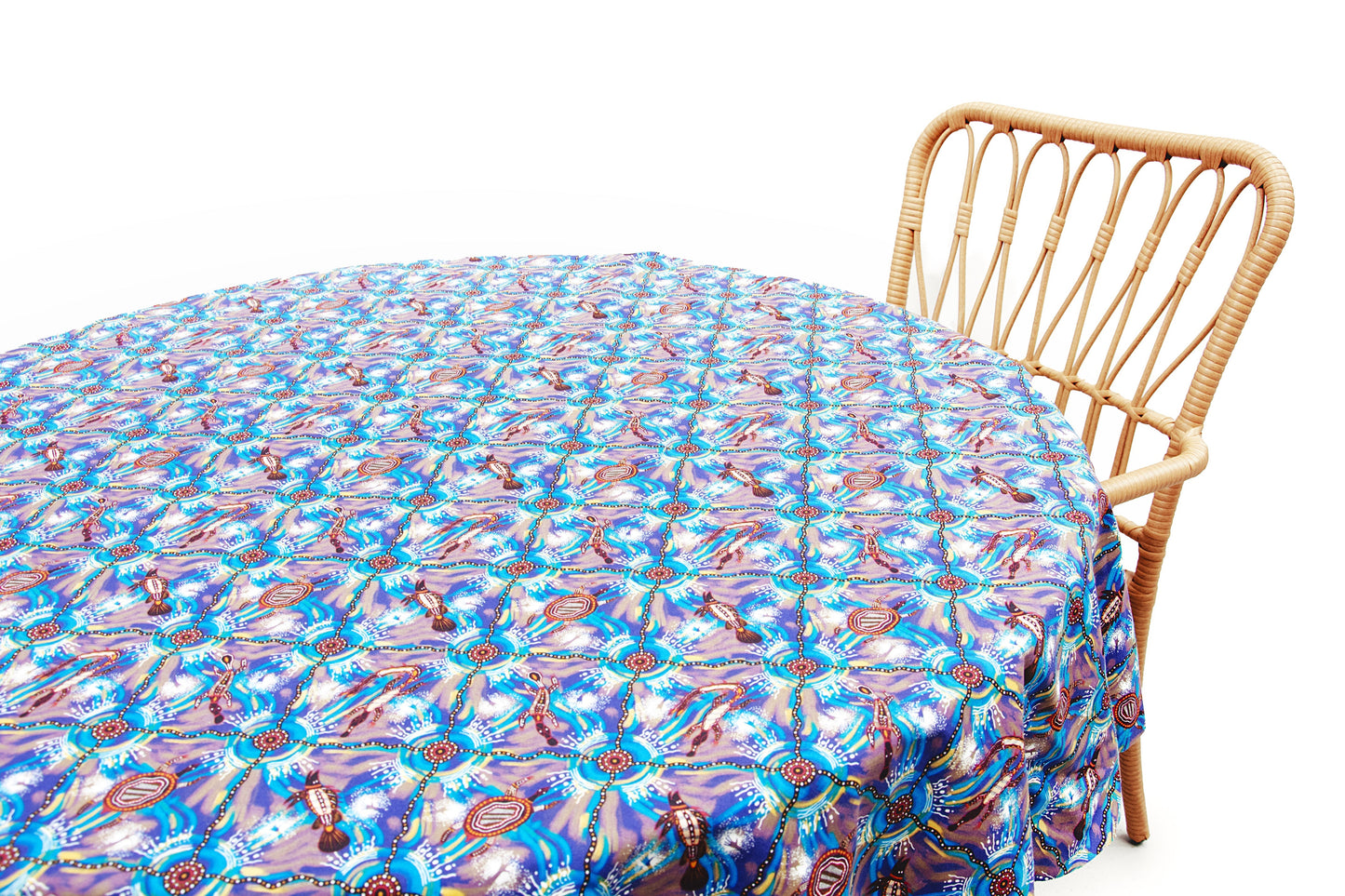 Bulurru Aboriginal Round Tablecloth