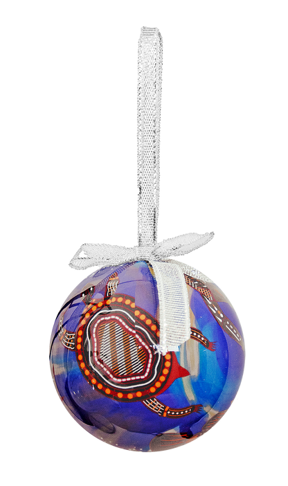 HANGING BAUBLE DECORATION IN BOX - ABORIGINAL DESIGNS