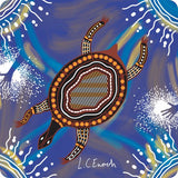 Art Down Under AUSTRALIAN MADE Scrunchies - Aboriginal Designs