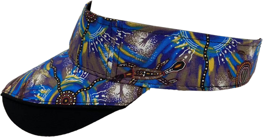 Bulurru Cotton Visor Cap - Meeting Place Water - Fair Dinkum Gifts